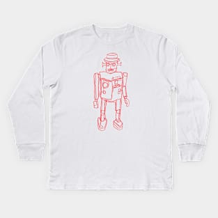 Super Giant Angry Robot Kids Long Sleeve T-Shirt